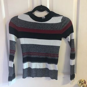 STRIPED LONG SLEEVE SHIRT